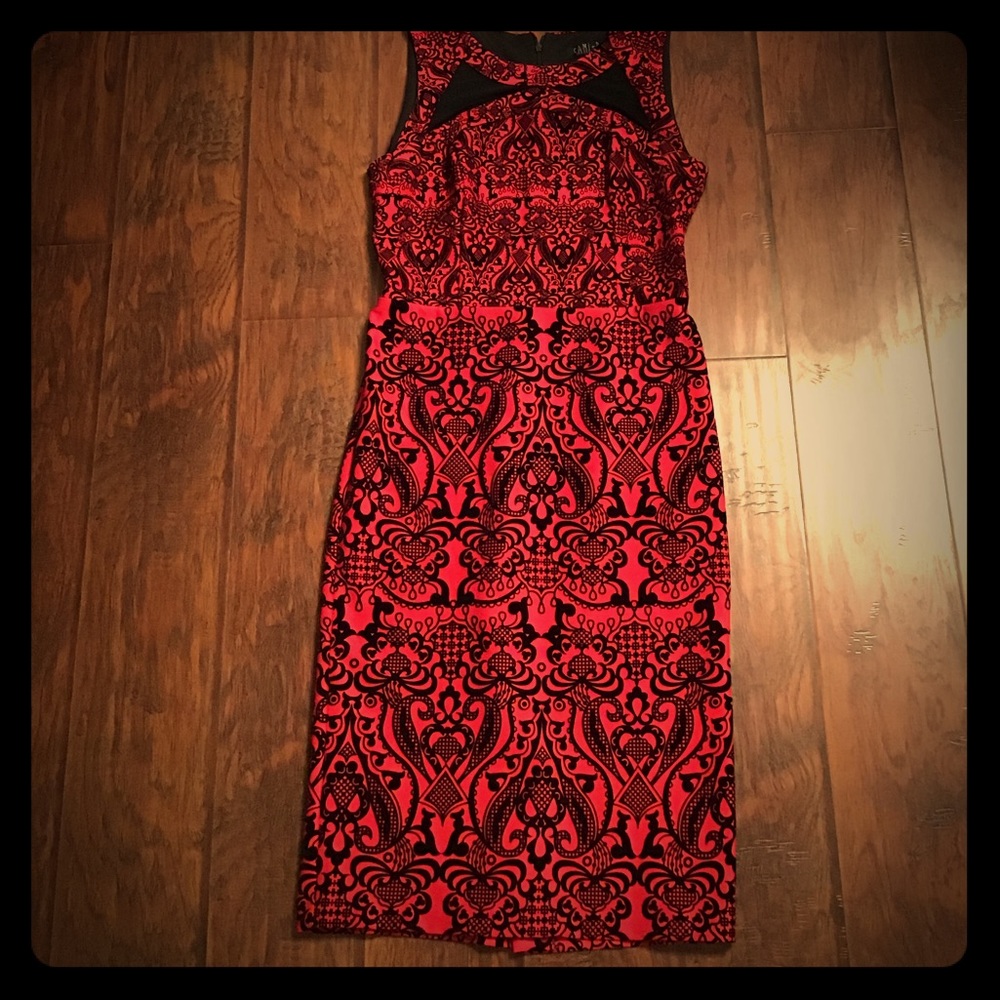 Red and Black Midi